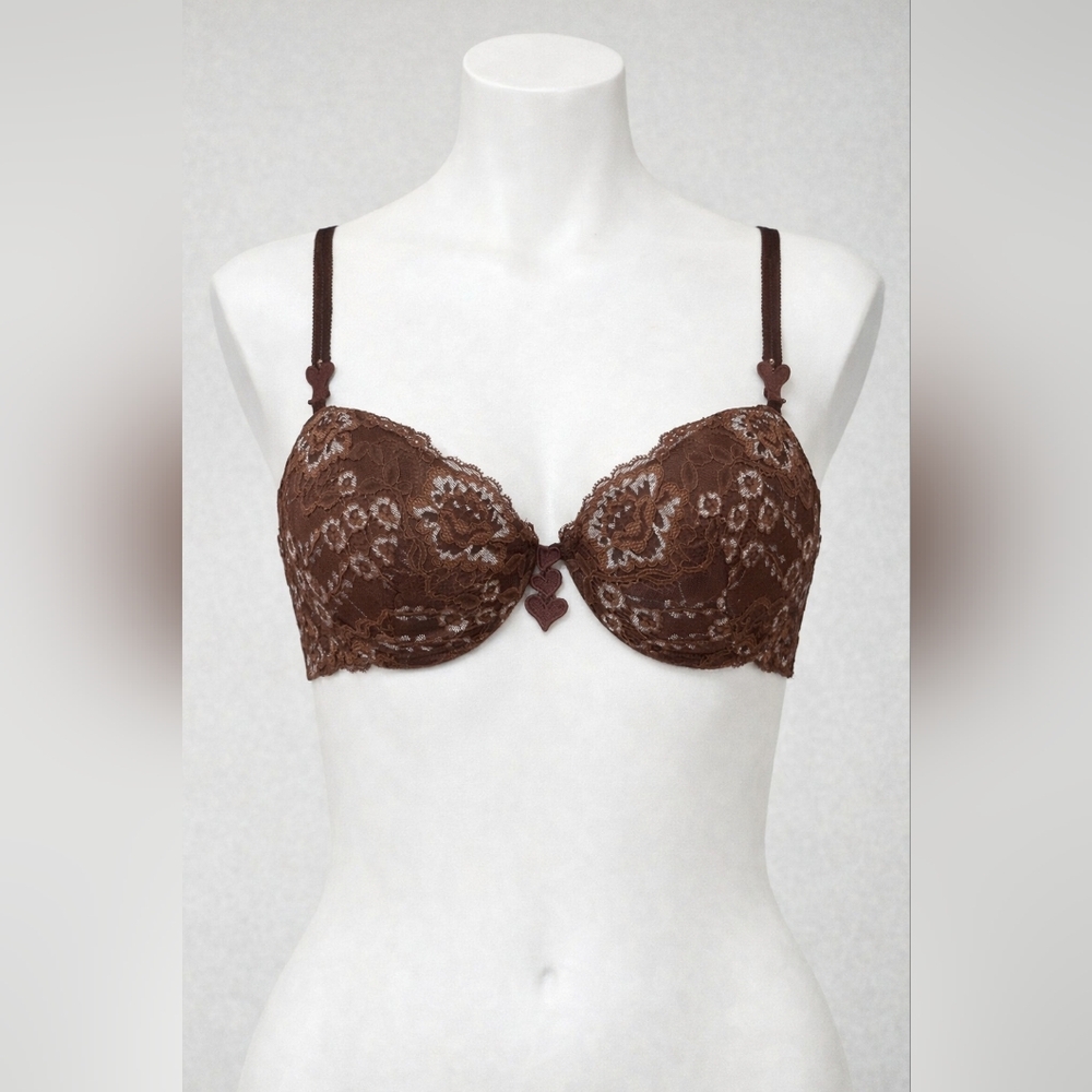Frames Italia Lace Bra – Brown Floral – Size 75B